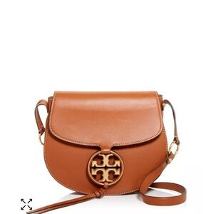 Tory Burch Brown Leather Shoulder Bag